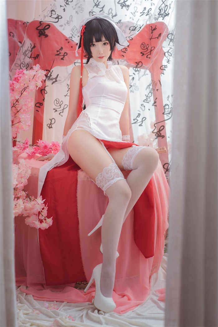 人气动漫Coser@面饼仙儿 旗袍白丝高雄 [29P/217MB插图1