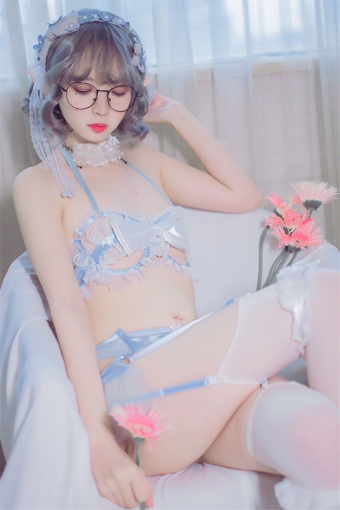 网荭Coser@疯猫ss – .蓝色小精灵 [30P/180MB]插图1
