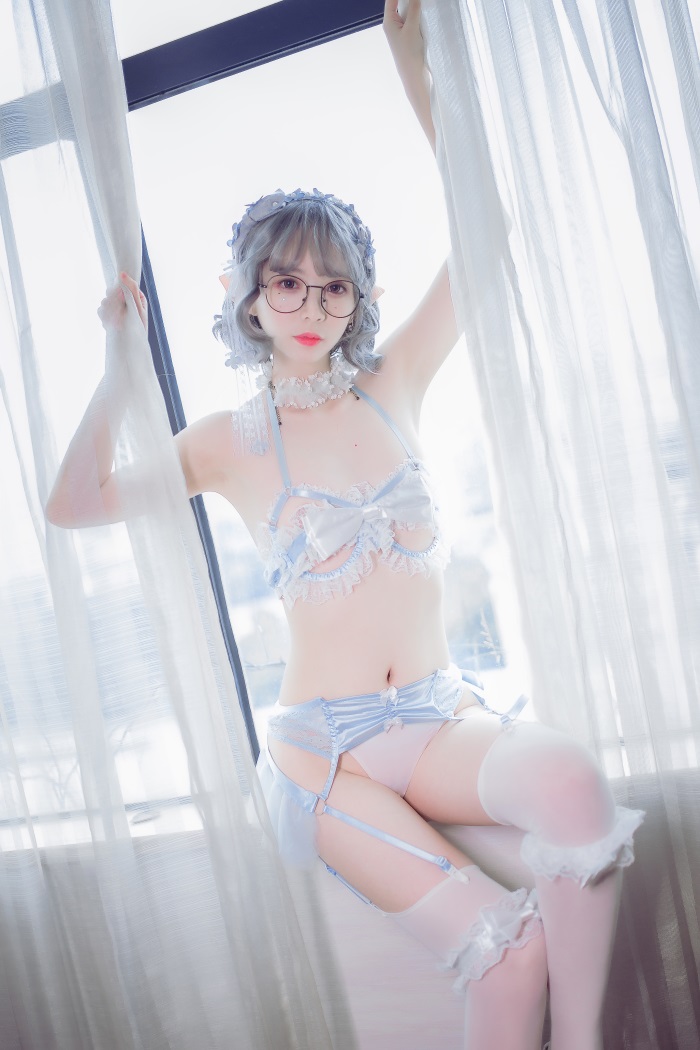 网荭Coser@疯猫ss – .蓝色小精灵 [30P/180MB]插图