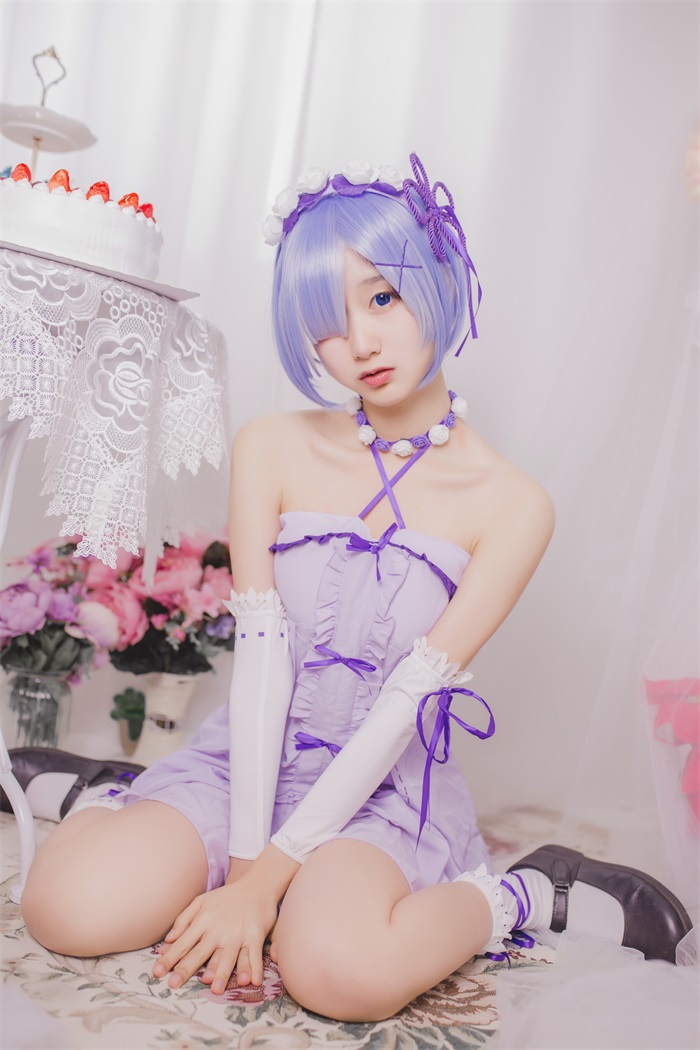 网荭Coser@木绵绵OwO – 雷姆生日 [24P/152MB]插图