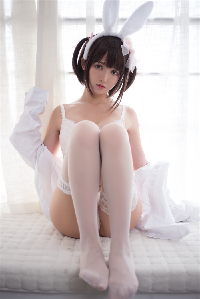 网荭Coser@鳗鱼霏儿 – 兽耳 白色蕾SI情趣 [17P/172MB]插图