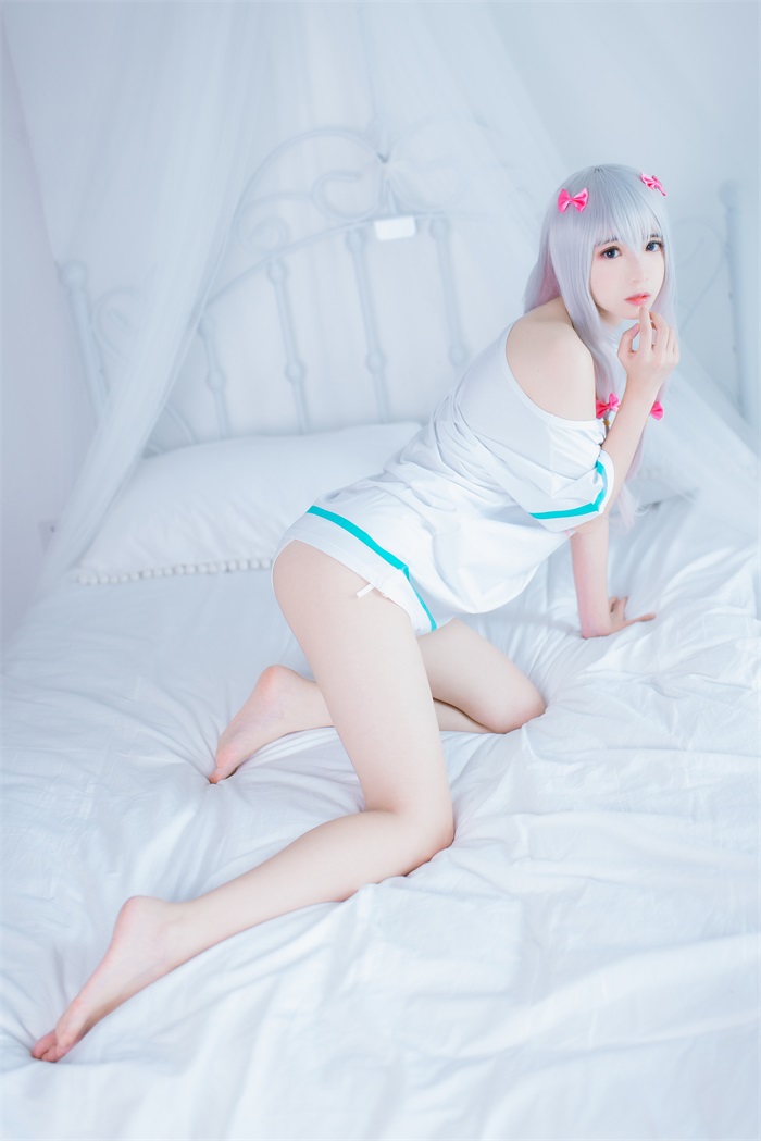 网荭Coser@疯猫ss – 纯洁纱雾 [37P/196MB]插图